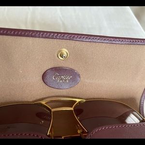 Cartier gold sunglasses